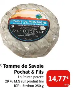 Colruyt POCHAT & FILS Tomme de Savoie offre