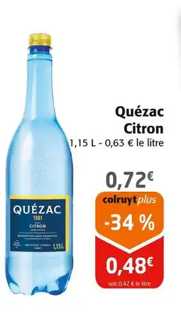 Colruyt Quézac Citron offre