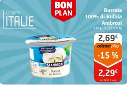 Colruyt AMBROSI Burrata 100% di Bufala offre