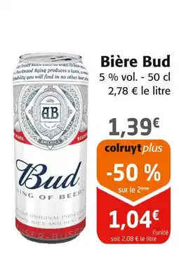 Colruyt BUD Bière offre