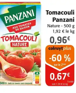 Colruyt PANZANI Tomacouli offre