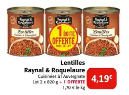 Colruyt RAYNAL & ROQUELAURE Lentilles offre