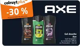Colruyt AXE -30% sur Gel douche Axe offre