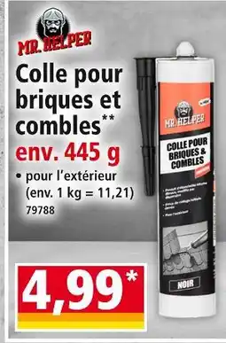 Norma MR. HELPER Colle pour briques et combles offre