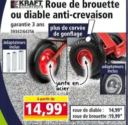 Norma KRAFT WERKZEUGE Roue de brouette offre