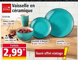 Norma CASA ROYALE tasse à café offre