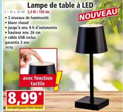 Norma I-GLOW Lampe de table à led offre