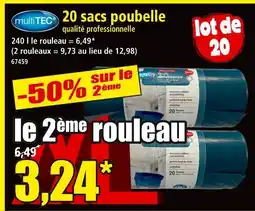 Norma MULTITEC 20 sacs poubelle offre
