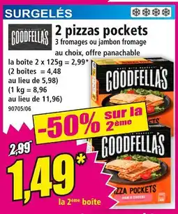 Norma 2 pizzas pockets offre