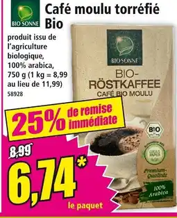 Norma BIO SONNE Café moulu torréfié Bio offre