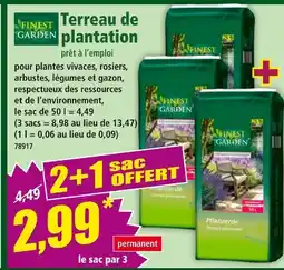 Norma FINEST GARDEN Terreau de plantation offre