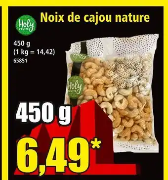 Norma Holy Fruits Noix de cajou nature offre