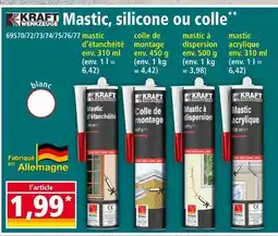 Norma KRAFT WERKZEUGE Mastic d'étanchéité offre