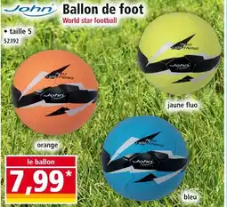 Norma JOHN Ballon de foot offre
