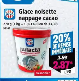 Norma NULACTA Glace noisette nappage cacao offre