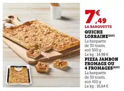 U Express Quiche Lorraine offre