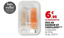 U Express Duo de saumon et cabillaud offre