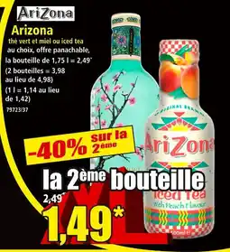 Norma ARIZONA Thé vert et miel ou iced tea offre