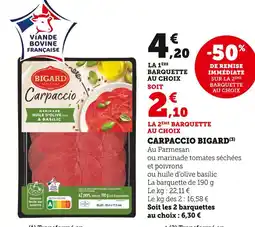 U Express Bigard Carpaccio offre