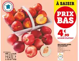 U Express Nectarine jaune ou blanche offre