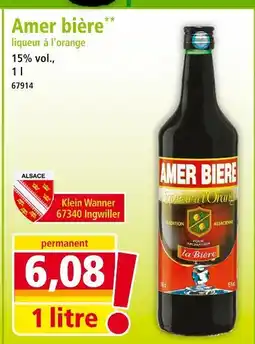 Norma AMER BIÈRE liqueur à l'orange offre