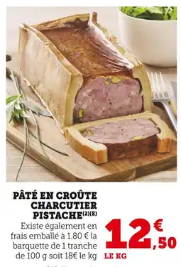 U Express Pâté en croûte charcutier pistache offre