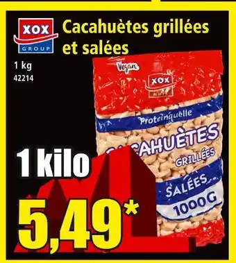 Norma XOX GROUP Cacahuètes grillées et salées offre