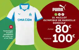 Sport 2000 PUMA Maillot olympique de marseille domicile junior offre