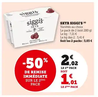 U Express SIGGI'S Skyr offre