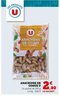 U Express U Arachides en coque offre