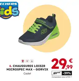 Sport 2000 Skechers haussures Loisir Microspec Max - Gorvix cadet offre
