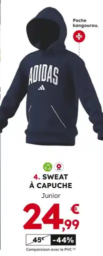 Sport 2000 ADIDAS Sweat à capuche Junior offre