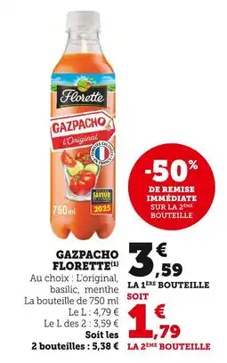 U Express FLORETTE Gazpacho offre