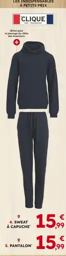 Sport 2000 CLIQUE Sweat à capuche offre