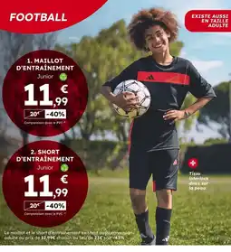Sport 2000 ADIDAS Maillot d’entraînement Junior offre