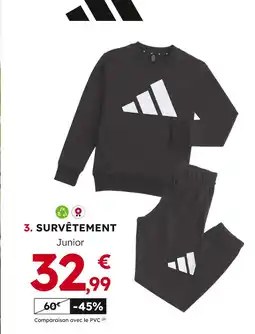 Sport 2000 ADIDAS Survêtement junior offre