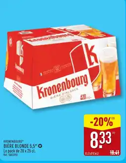 ALDI Kronenbourg Bière blonde 5,5° offre