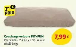 Maxi Zoo FIT+FUN Couchage velours offre