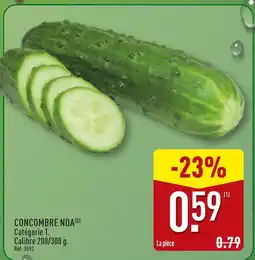 ALDI Concombre Noa offre