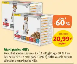 Maxi Zoo Hill's Maxi packs offre