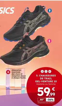 Sport 2000 ASICS Chaussures de trail GEL-VENTURE 10 Homme ou femme offre