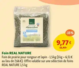 Maxi Zoo REAL NATURE Foin offre