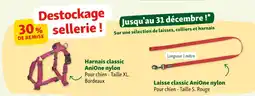 Maxi Zoo AniOne 30% de remise sur une sélection de laisses, colliers et harnais AniOne offre