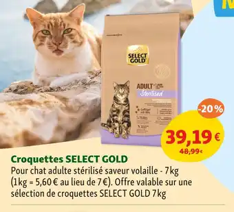 Maxi Zoo SELECT GOLD Croquettes offre