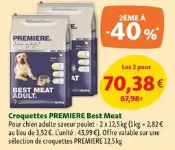 Maxi Zoo PREMIERE Croquettes Best Meat offre