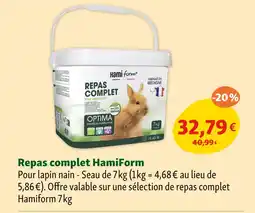Maxi Zoo HamiForm Repas complet offre