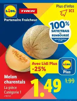 Lidl Melon charentais offre