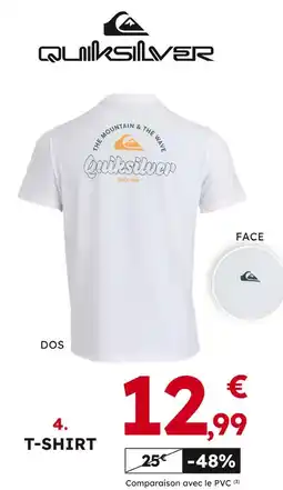 Sport 2000 QUICKSILVER T-shirt homme : offre