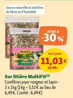 Maxi Zoo MultiFit Sur litière offre