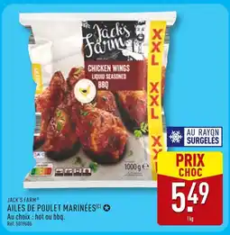 ALDI Jack's JACK’S FARM Ailes de poulet marinées offre